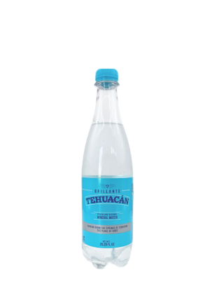 Tehuacán Brillante Sparkling Mineral Water (600 ML) Plastic - 24 Pack